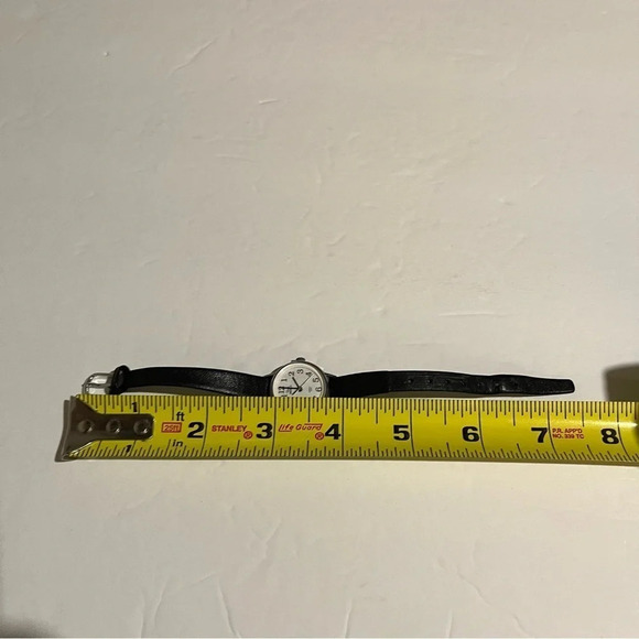 Timex Indiglo Quartz Watch Women Black Strap *needs Battery - Picture 10 of 10